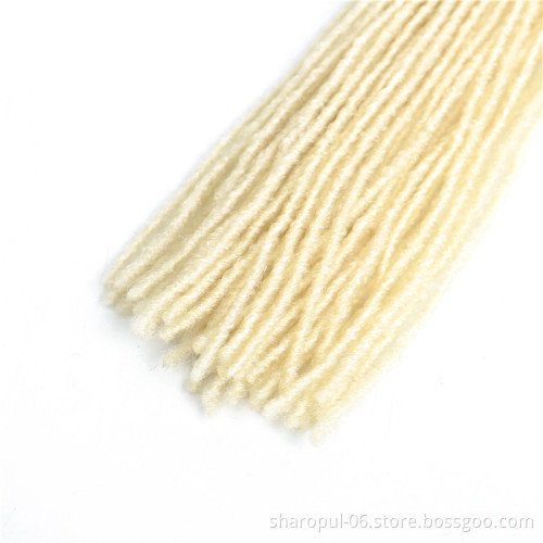 micro faux locs straight space locs hair extension light and soft 20inch 52strands crochet braids hair